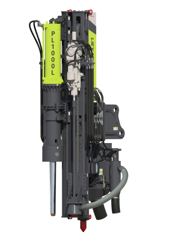 Drill tal-blat idrawliku u splitter għall-proġett tal-minjieri